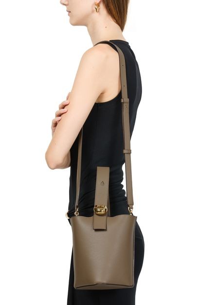 LOEWE Mini Pebble bucket in soft grained calfskin - Image 2