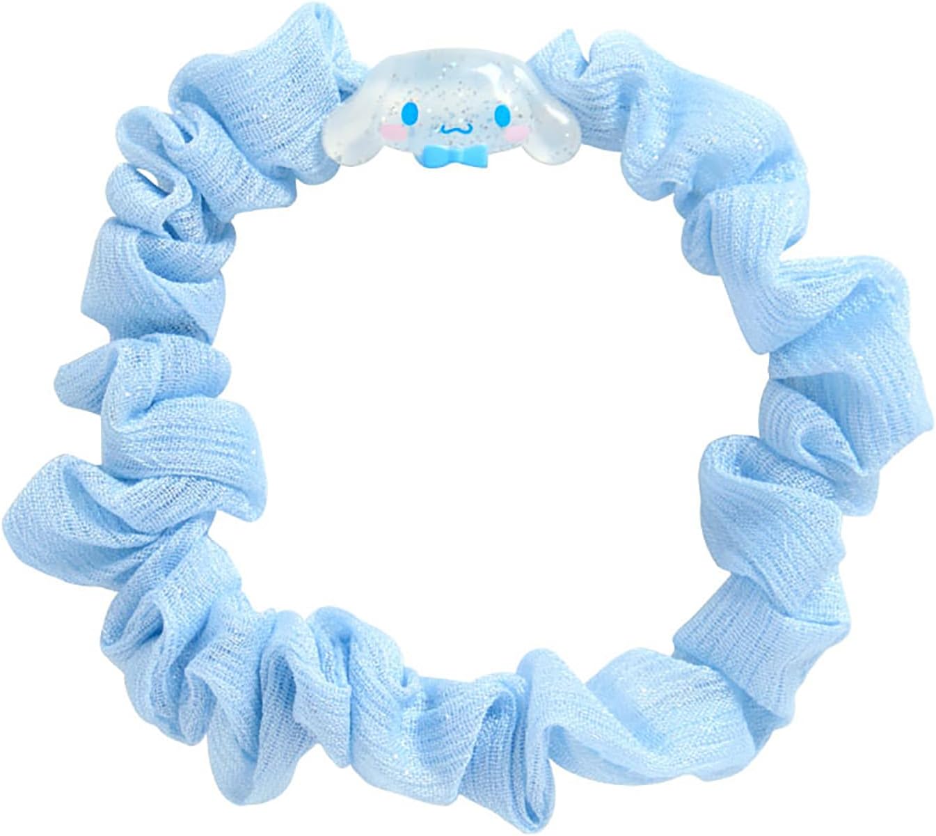 Sanrio 176796 Slim Scrunchie, Cinnamorol, Hair Clip, Hair Accessory, Approx. Width 2.8 x Depth 2.8 x Height 0.6 inches (7 x 7 x 1.5 cm), Polyester