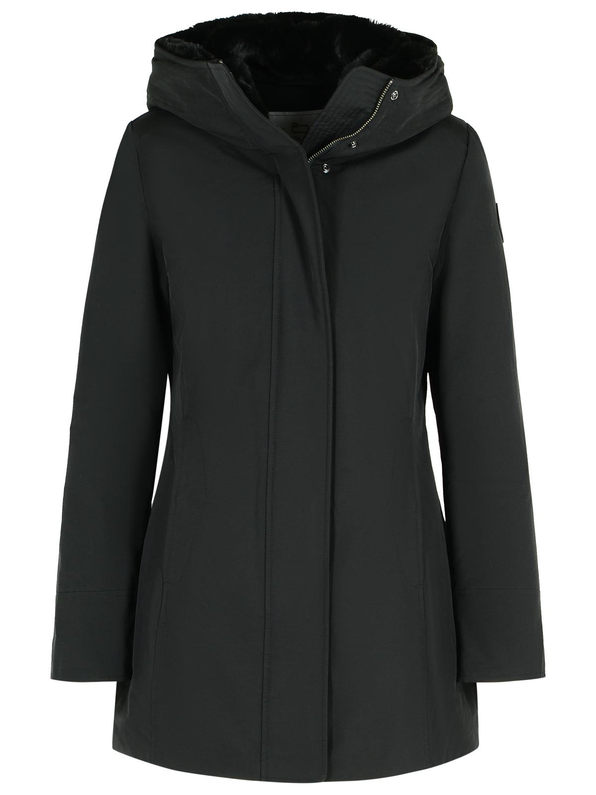 Woolrich ウールリッチジョンリッチ＆ブラザーズボールダー 'ブラックコットンブレンドパーカー - Image 2