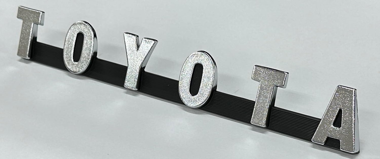 TOYOTA Genuine Toyota Land Cruiser 40 FJ40 BJ40 Front Grille Emblem Aging Repair Parts Plating Black Toyota Motor (TOYOTA)