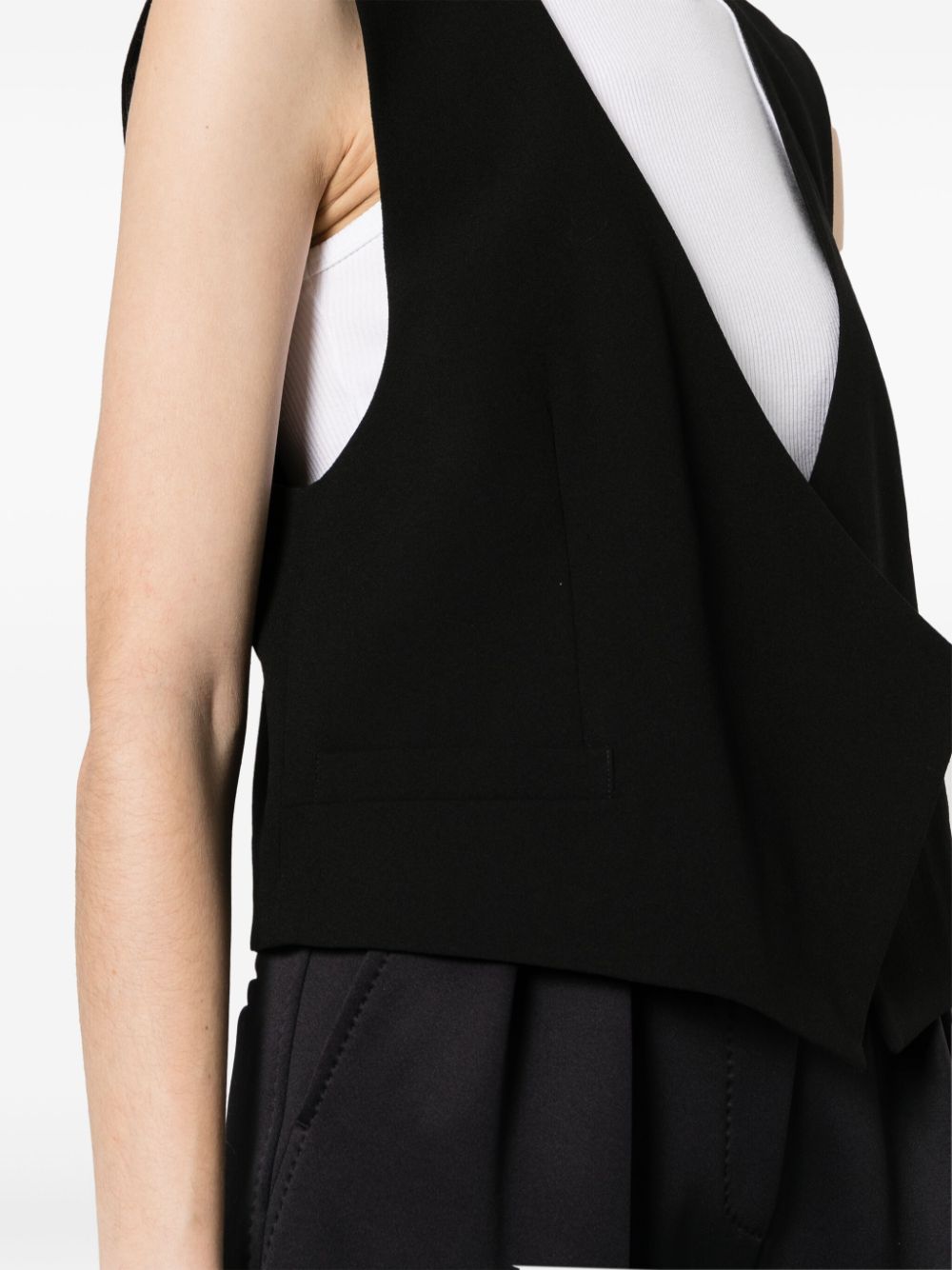 Ami Paris アミパリウールノースリーブジャケット - Image 2