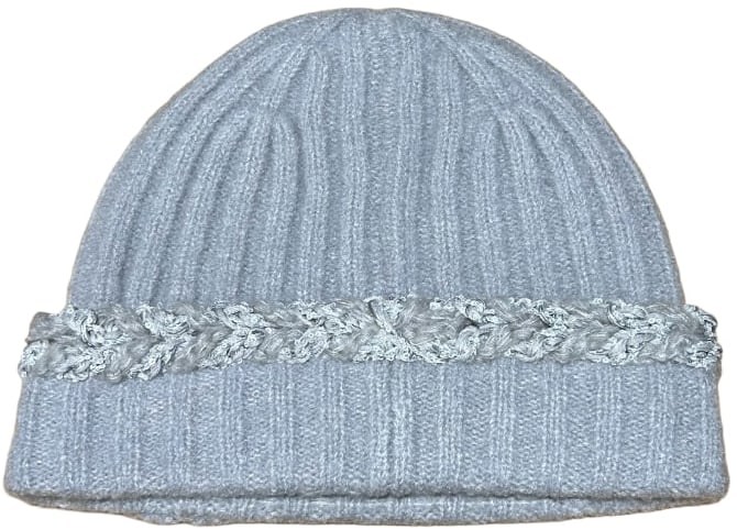 CHANEL CASHMERE 'GREY' BEANIE