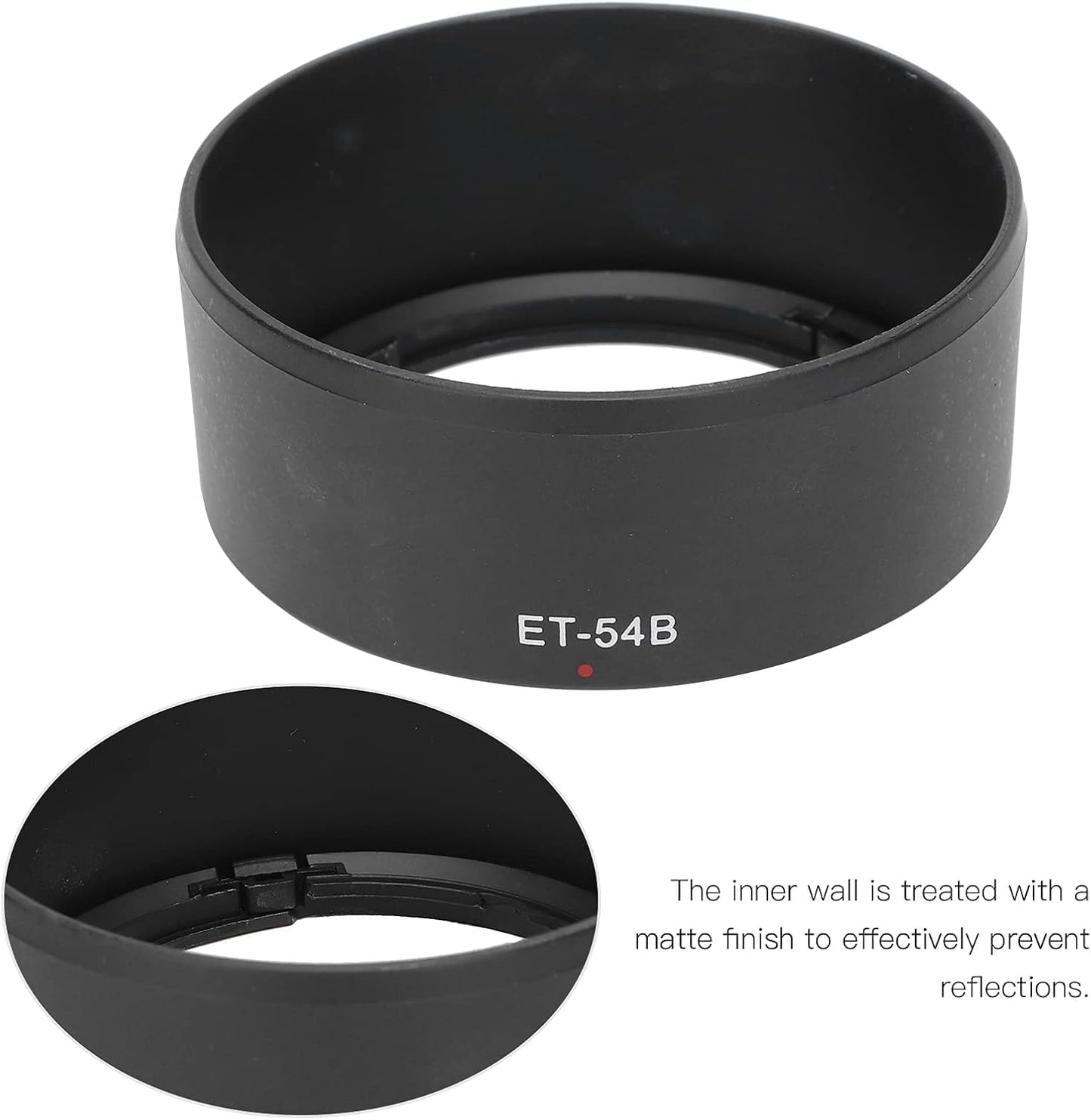 Lens Hood ET‑54B Canon Reversible Protective Lens Hood EF‑M 55‑200mm F / 4.5‑6.3 ISSTM 52mm EOS M3 M10 EF-M