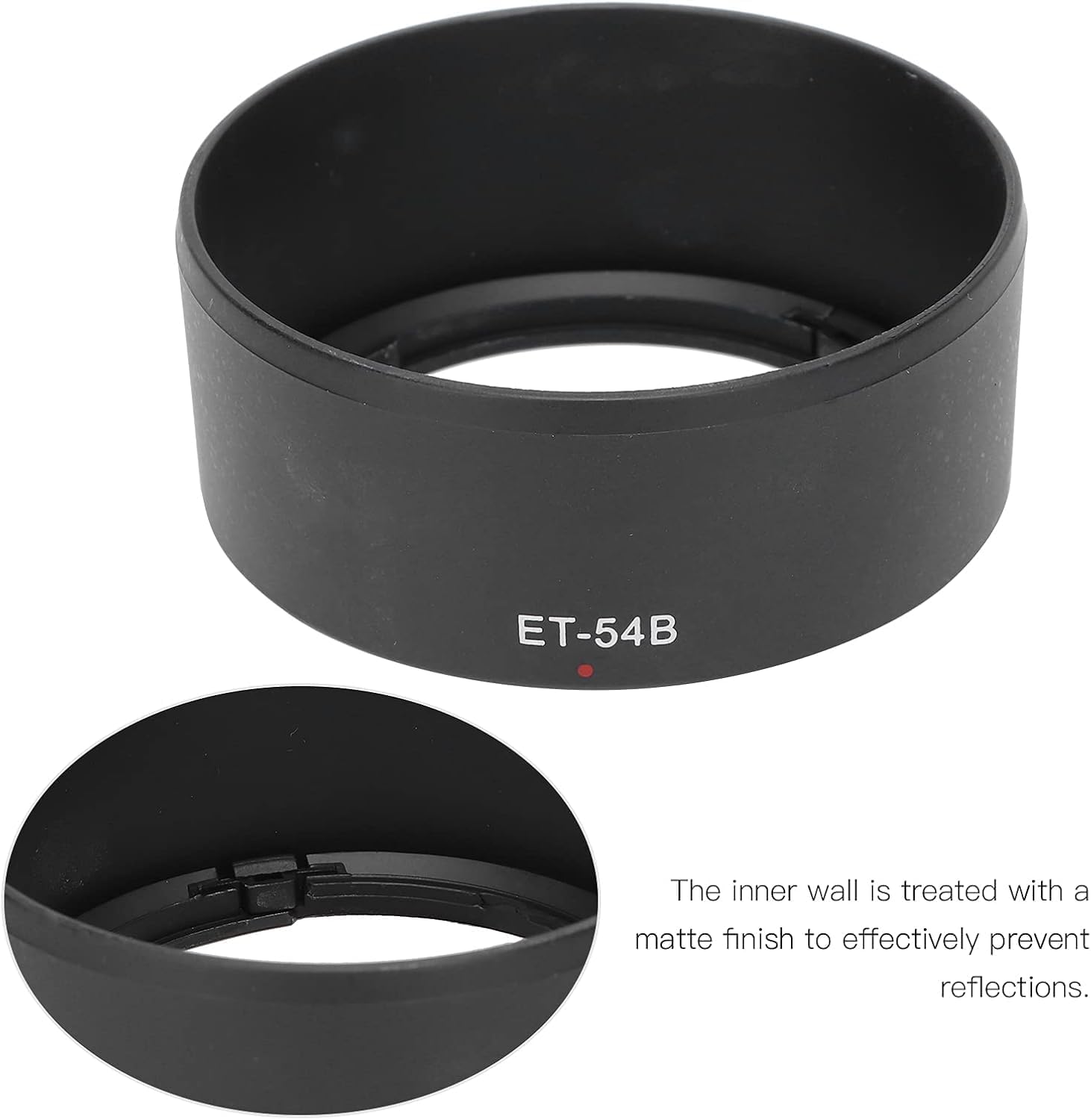 Lens Hood ET‑54B Canon Reversible Protective Lens Hood EF‑M 55‑200mm F / 4.5‑6.3 ISSTM 52mm EOS M3 M10 EF-M