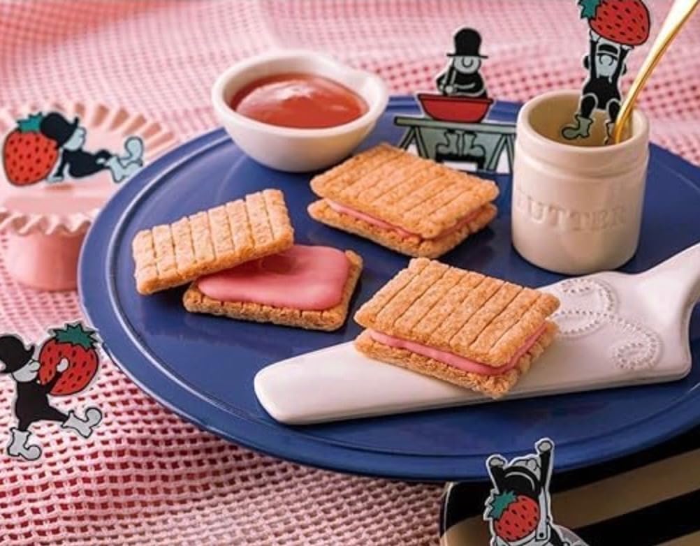 [1 Pack] Sugar Butter Sandwood Amber Strawberry Butter, Hakata, Fukuoka, Souvenir, Sweets