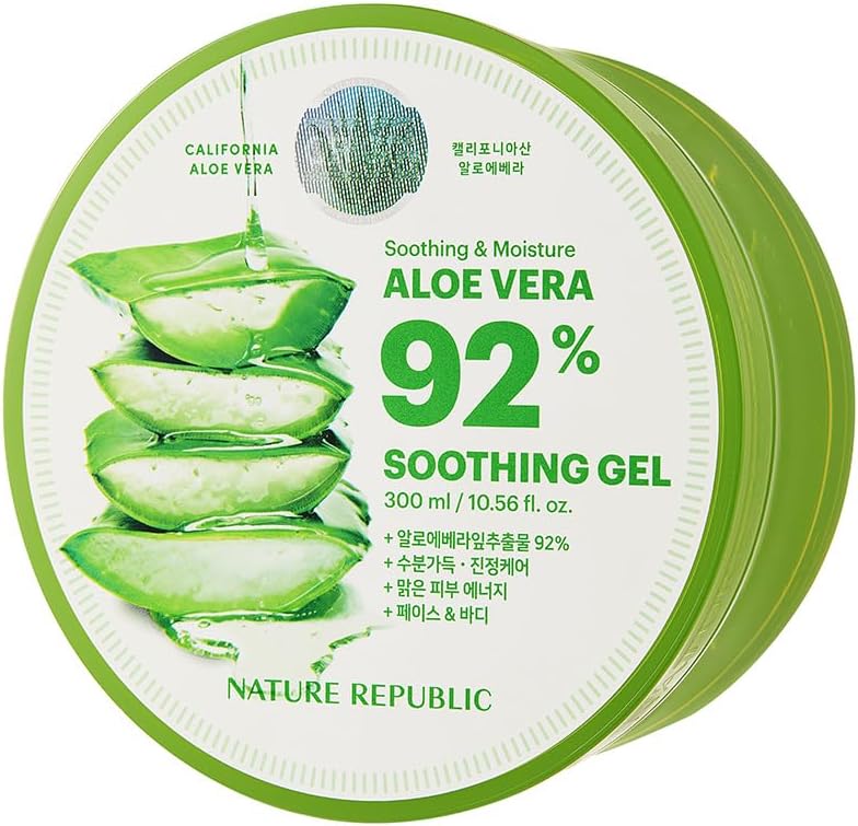 NATURE REPUBLIC Moisturizing Aloe Suding Gel 92% (1 piece)