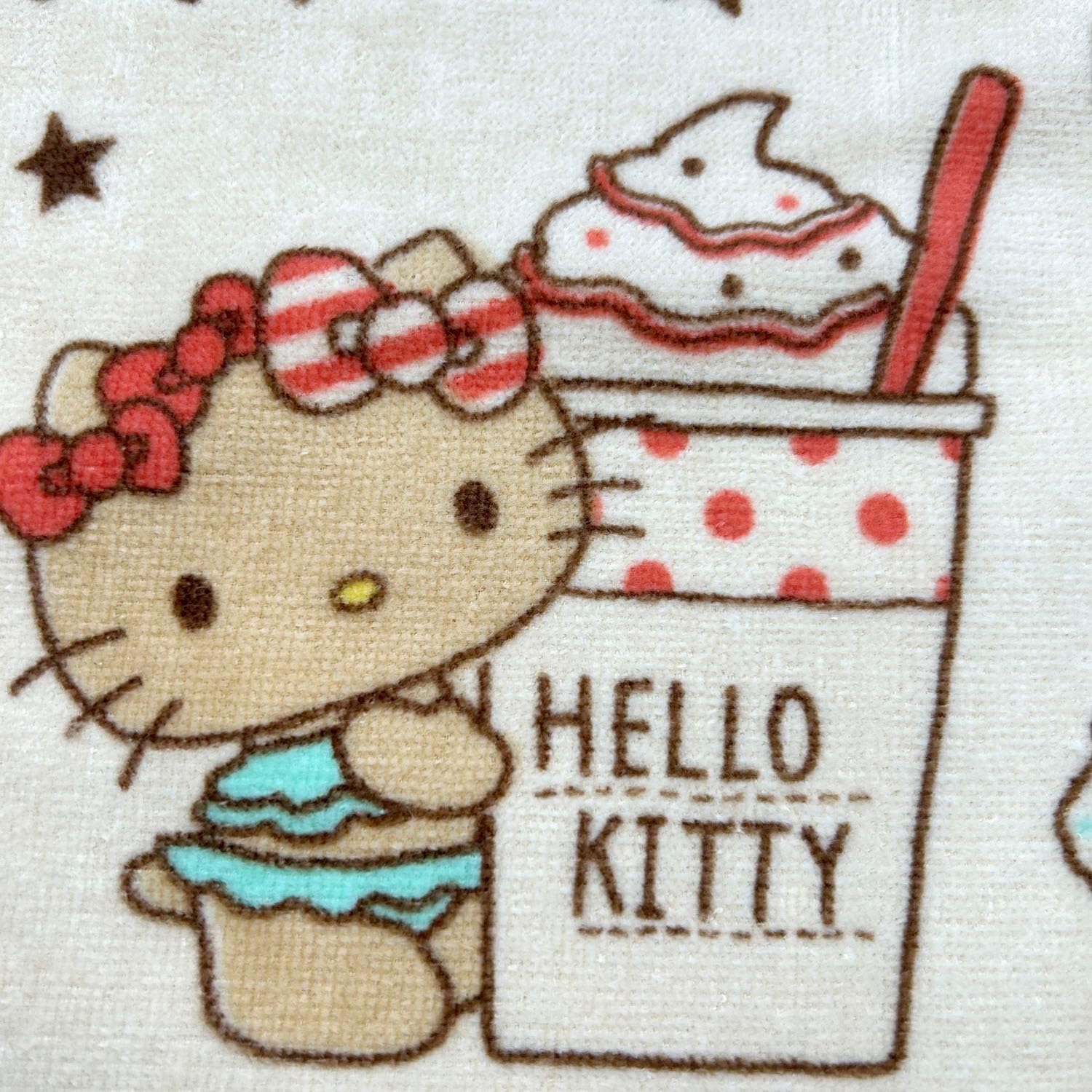Nomura Towel Sanrio Characters Hello Kitty Face Towel, Set of 2, 13.4 x 29.5 inches (34 x 75 cm), 100% Cotton, Summer Days