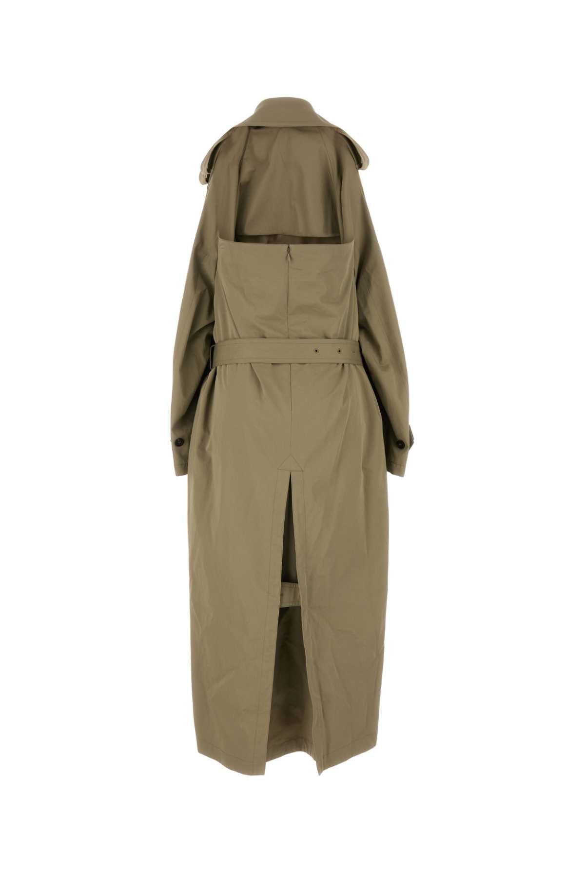Balenciaga Cappuccino Cotton Trench吊りドレス - Image 2