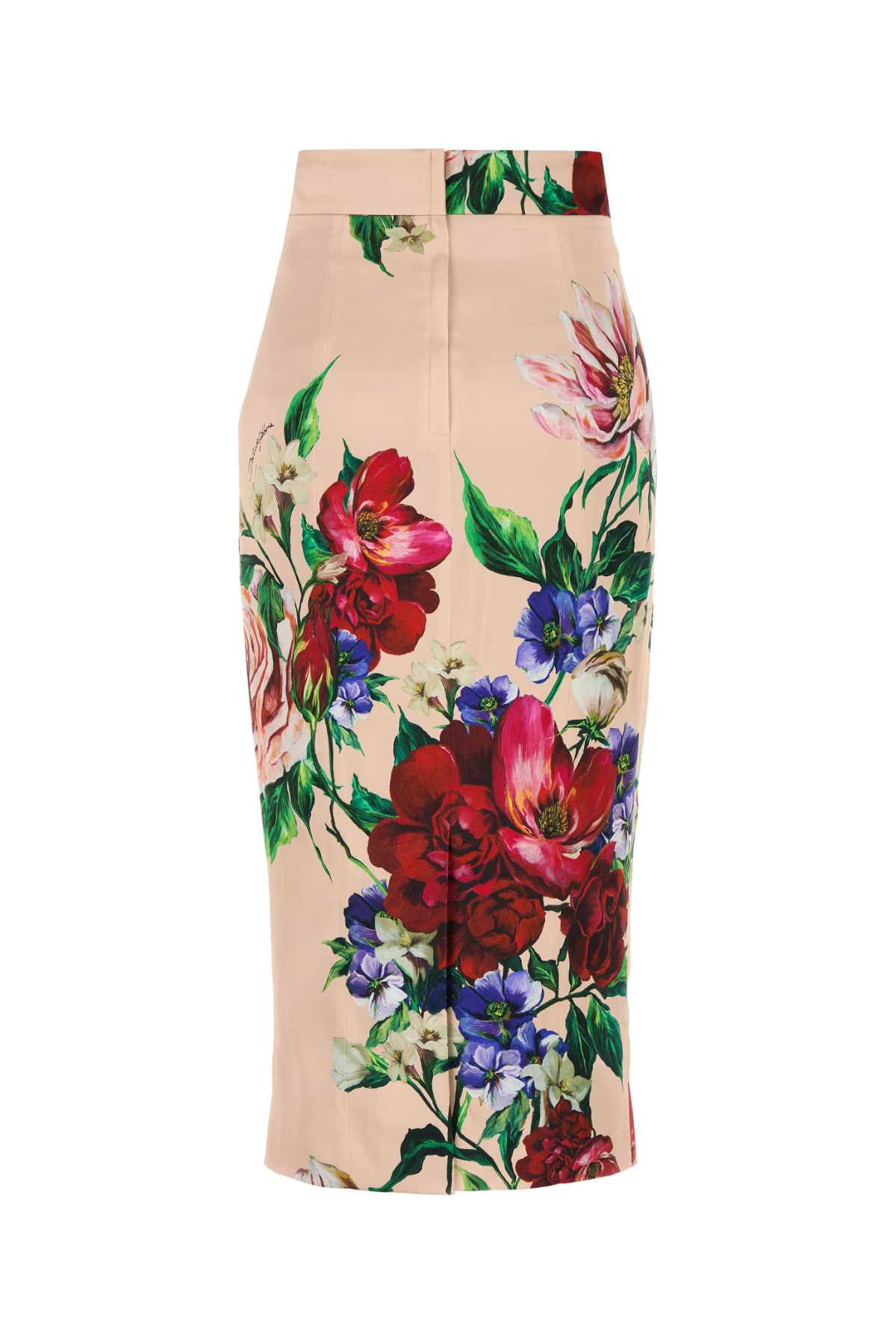 Dolce  Gabbana ドルチェ＆ガッバーナプリントストレッチサテンスカート - Image 2