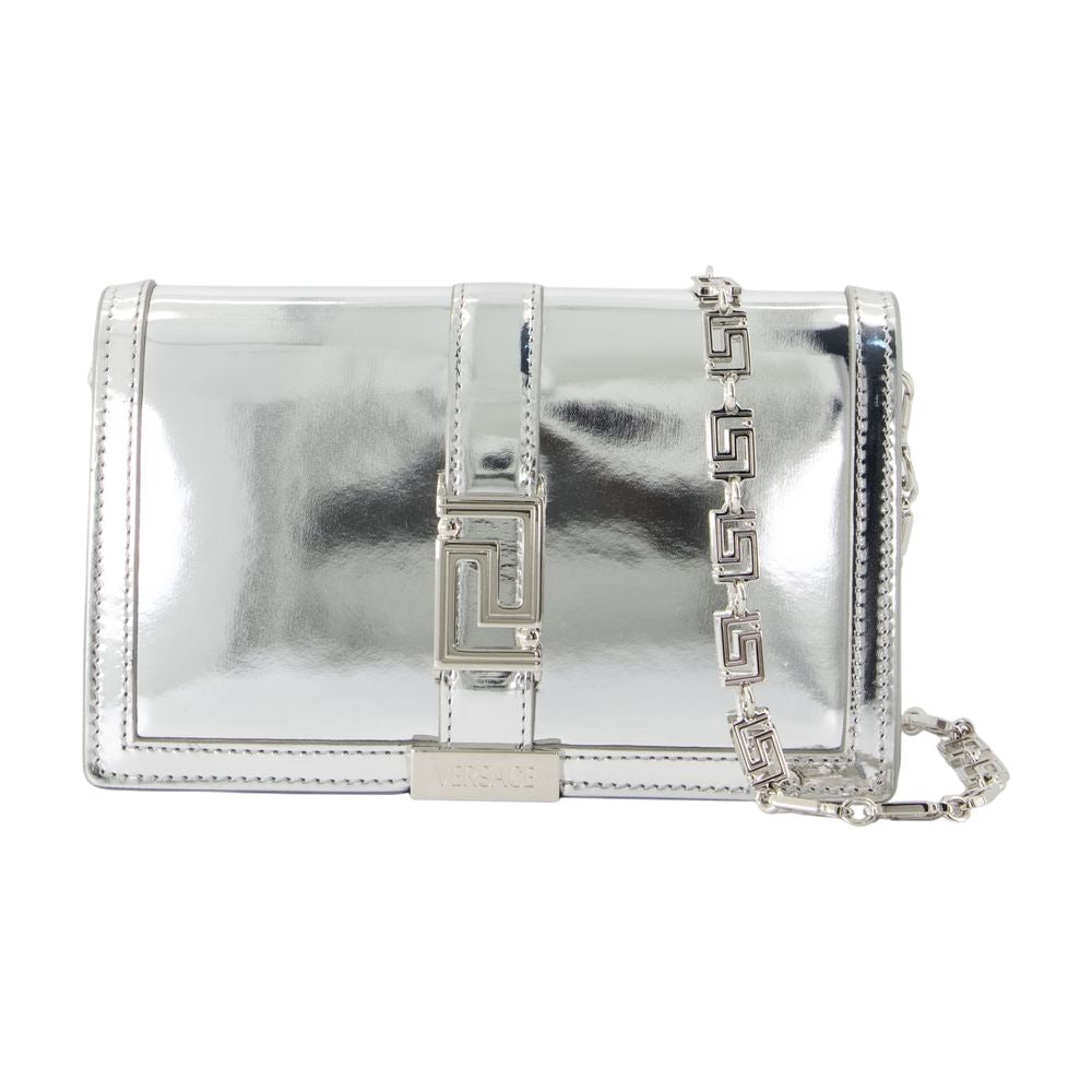 Versace チェーンヴェルサーチレザーシルバーの財布 - Image 2