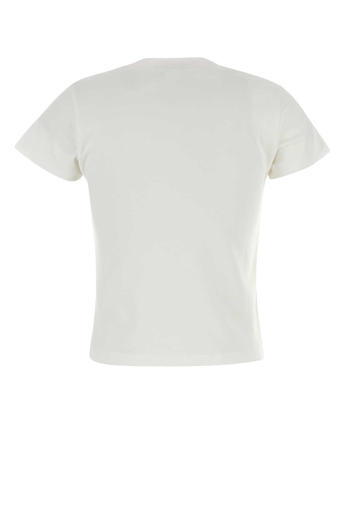 Alexander Mcqueen アレクサンダーマックイーンホワイトコットンTシャツ - Image 2