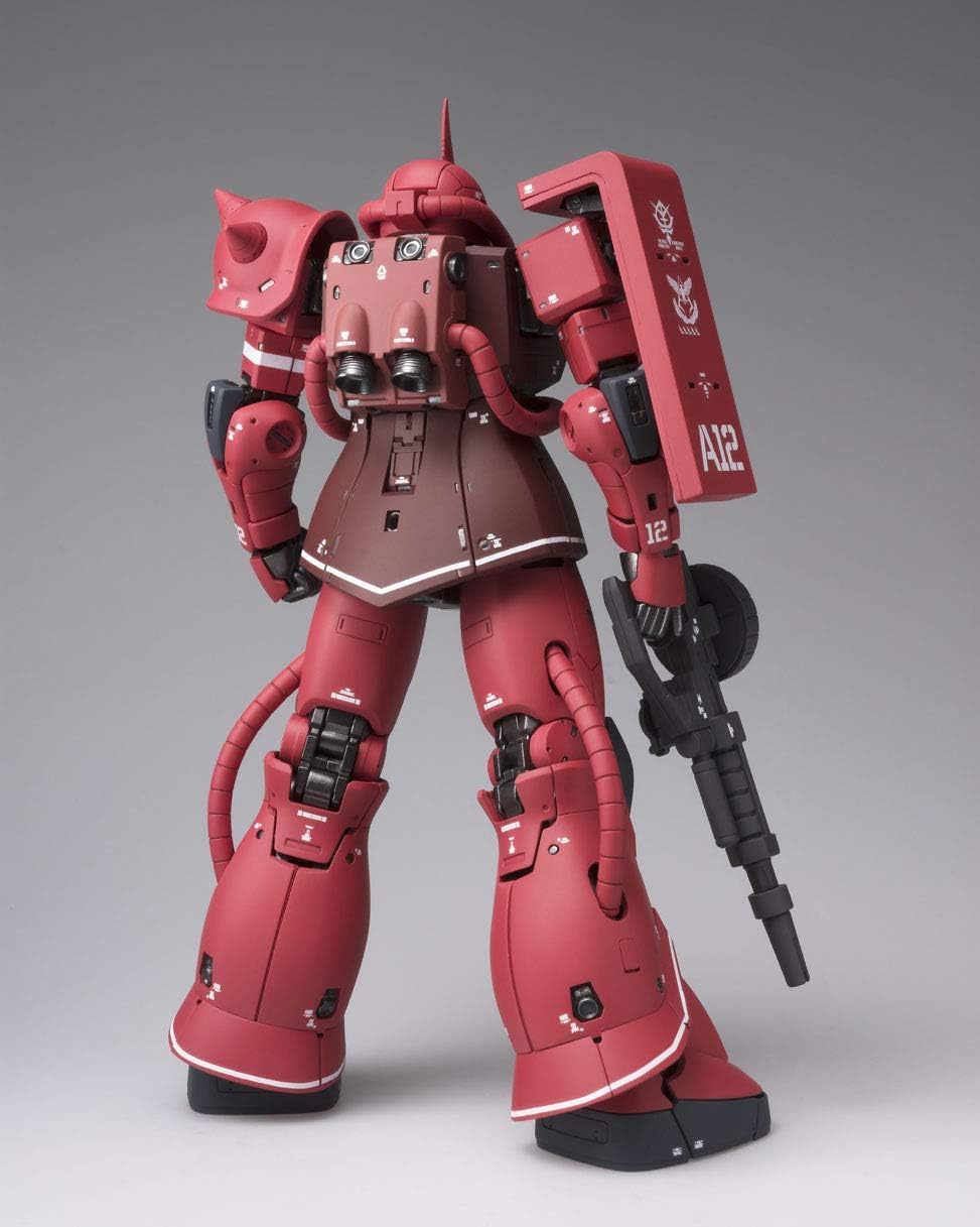 GUNDAM FIX FIGURATION METAL COMPOSITE Mobile Suit Gundam MS-06S Zaku II For Char, Approx. 7.1 inches (180 mm), ABS & PVC & Die Cast Pre-painted Action Figure