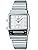Casio AQ-800 Series Standard Wristwatch, silver / white, Bracelet Type
