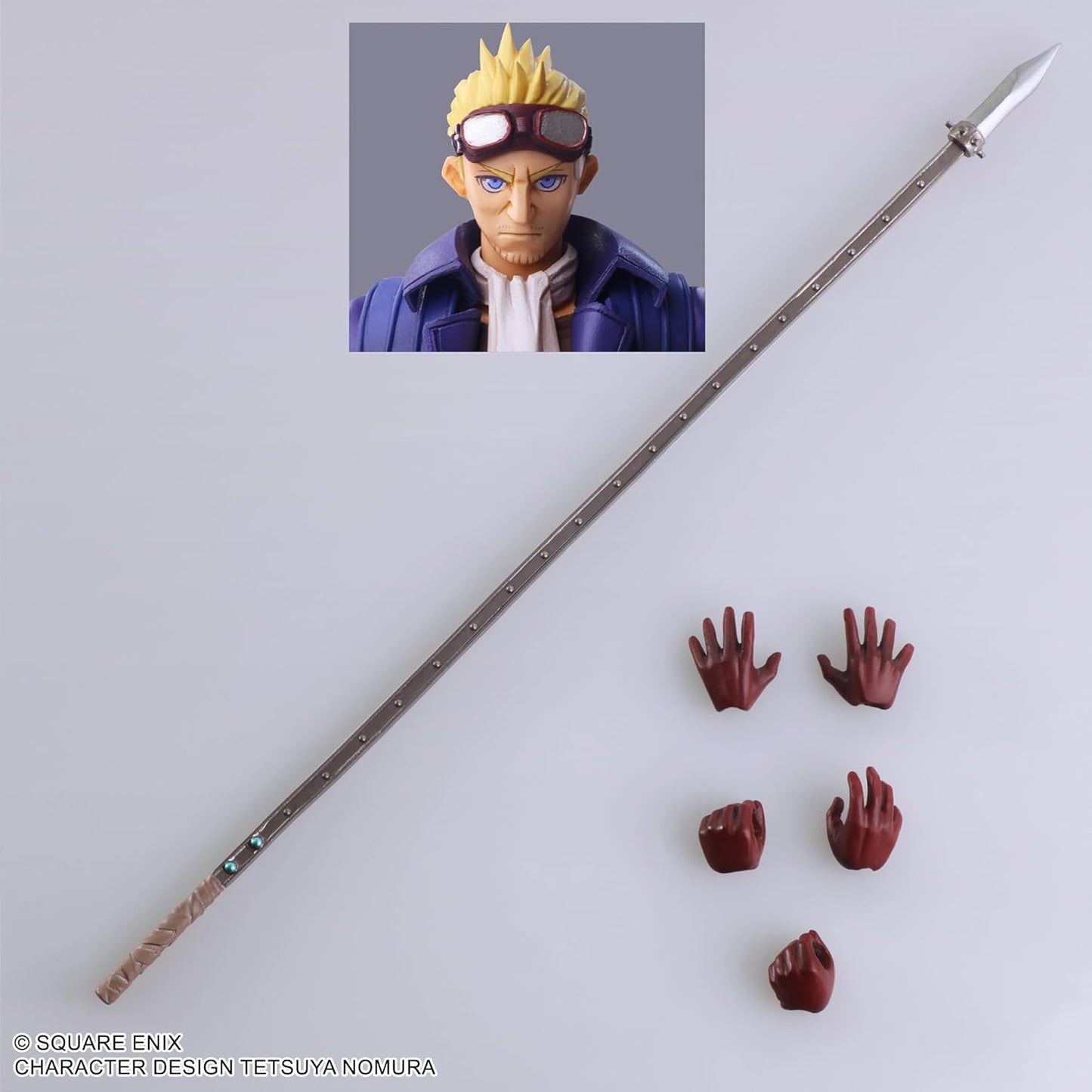 Final Fantasy VII Bling Arts (Sid Highwind) PVC Pre-painted Action Figure