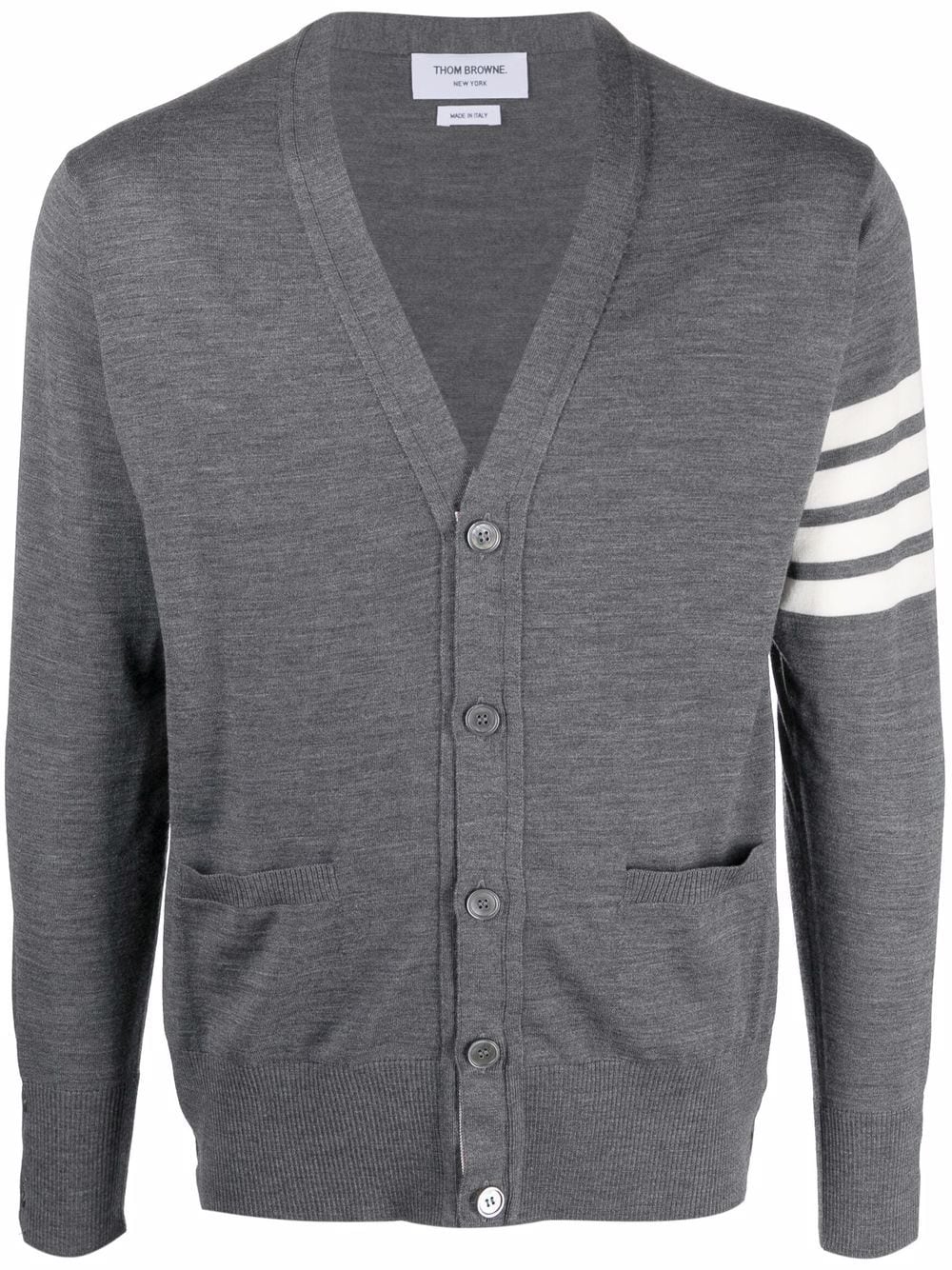Thom Thom Browne 4 Bar Wool Cardigan - Image 2