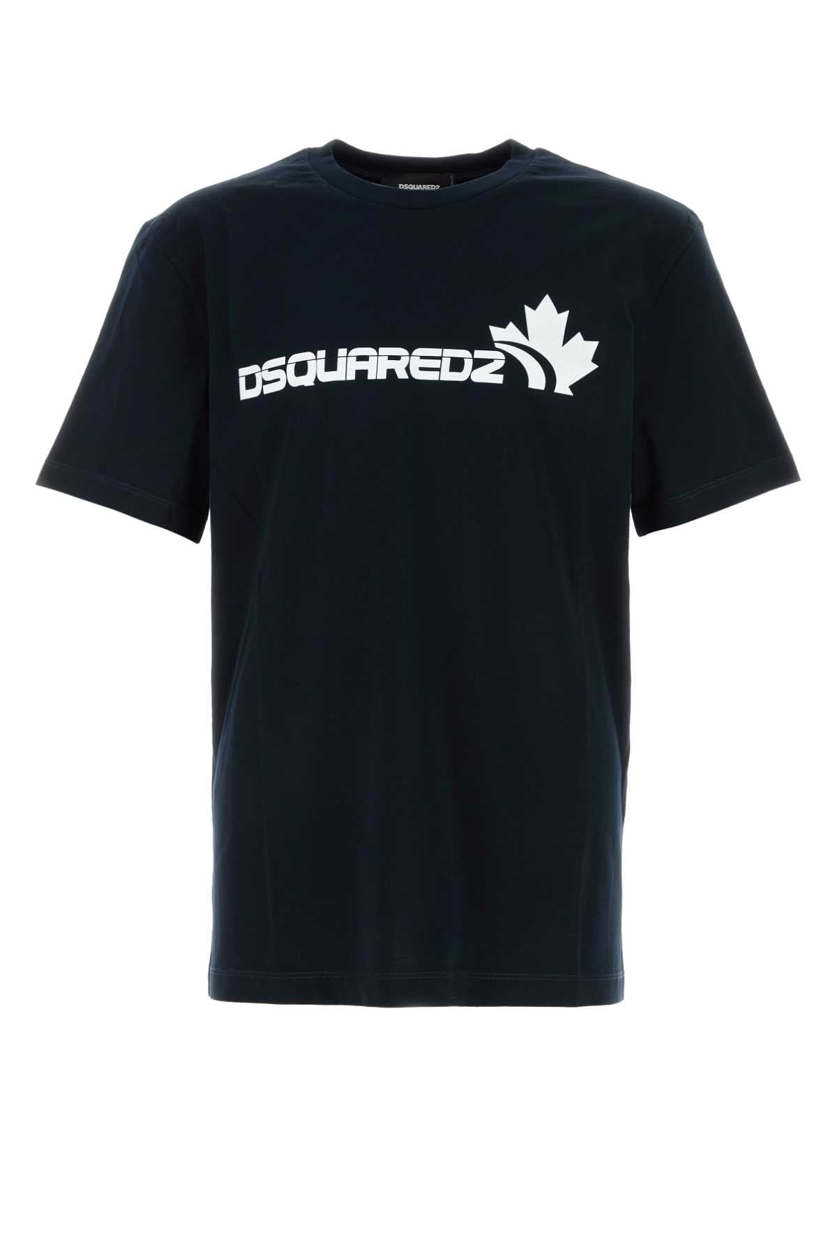 Dsquared2 ディースクエアード ブラック コットン T シャツ - Image 2