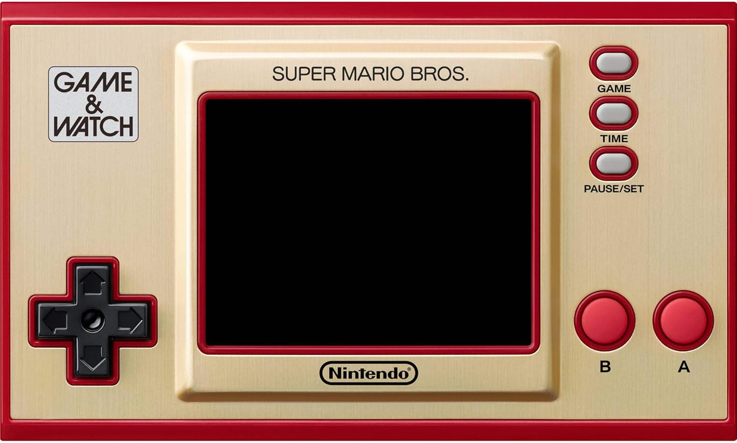 Nintendo Games & Watch: Super Mario Bros - 2.36" Full Color LCD Screen - Christmas Holiday Bundle for Game Watch Super Mario 35th Anniversary - USB-C Cable - iP☘ 4 Color Glasses Cleaning Cloth