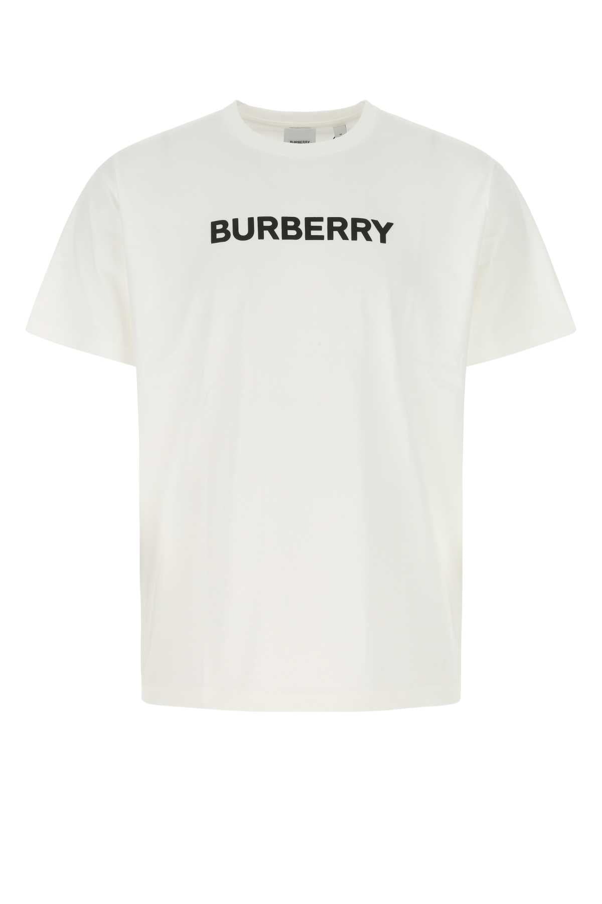 Burberry バーバリーホワイトコットンTシャツ - Image 2