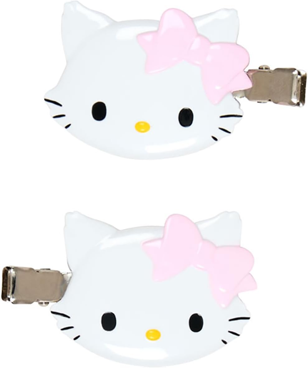 Sanrio 660868 Charmy Kitty Bangs Clip, ABS Resin, Right and Left Facing Set, Makeup, Face Washing, Desk Work, For Ages 3 and Up