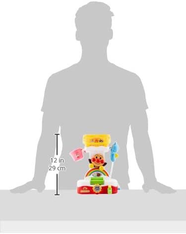 Anpanman Bathtub Shower Toy with Bucket and Rotating Mechanisms