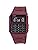 Casio Standard CA-53WF Calculator Watch with Calculator Function, Bordeaux (4B), Calculator function