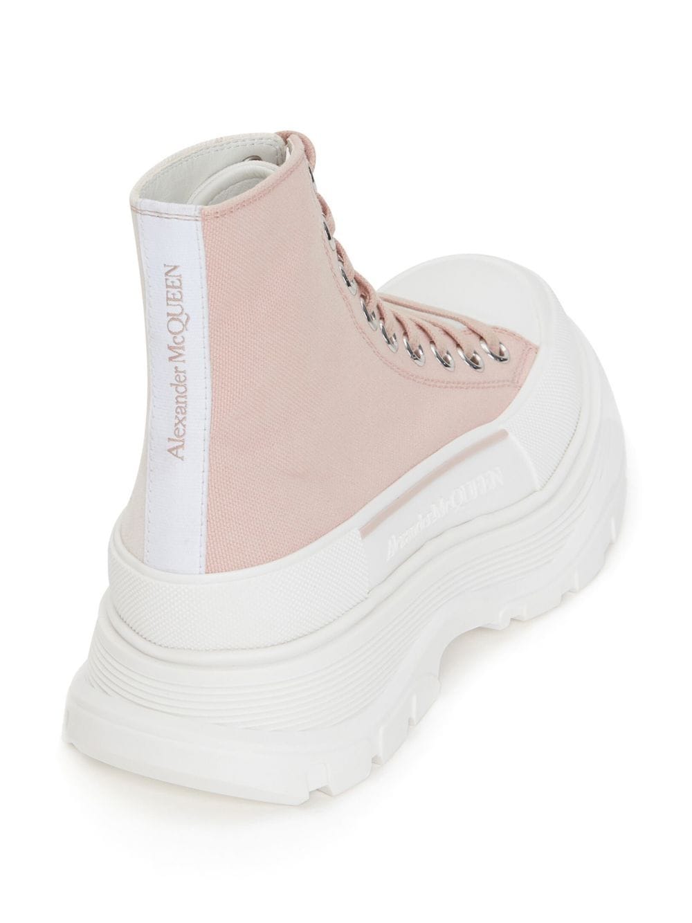 Alexander McQueen アレクサンダーMCクイーントレッドスリックアンクルブーツ - Image 2