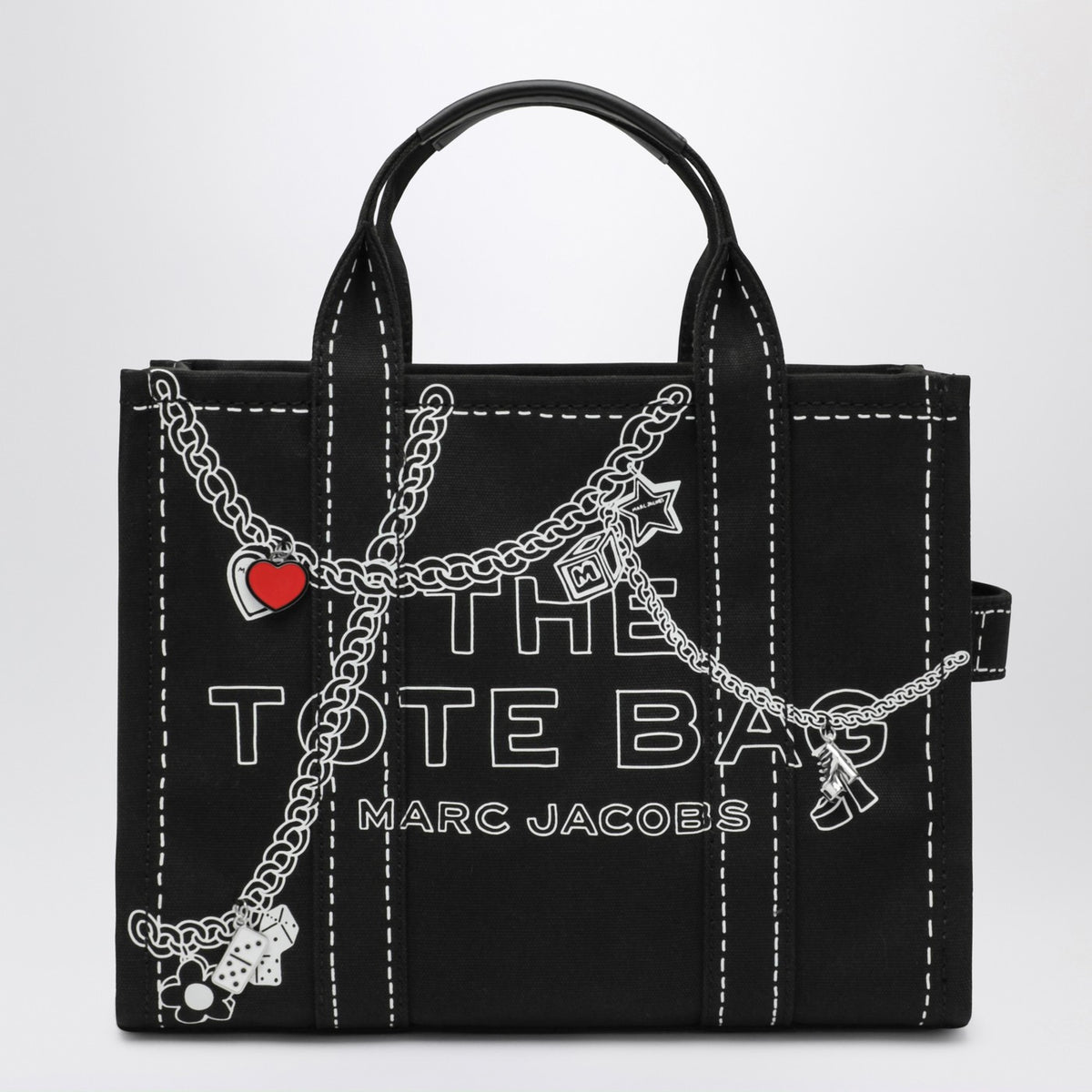 Marc マークジェイコブスデザインのキャンバスの小さなトートバッグネラ - Image 2