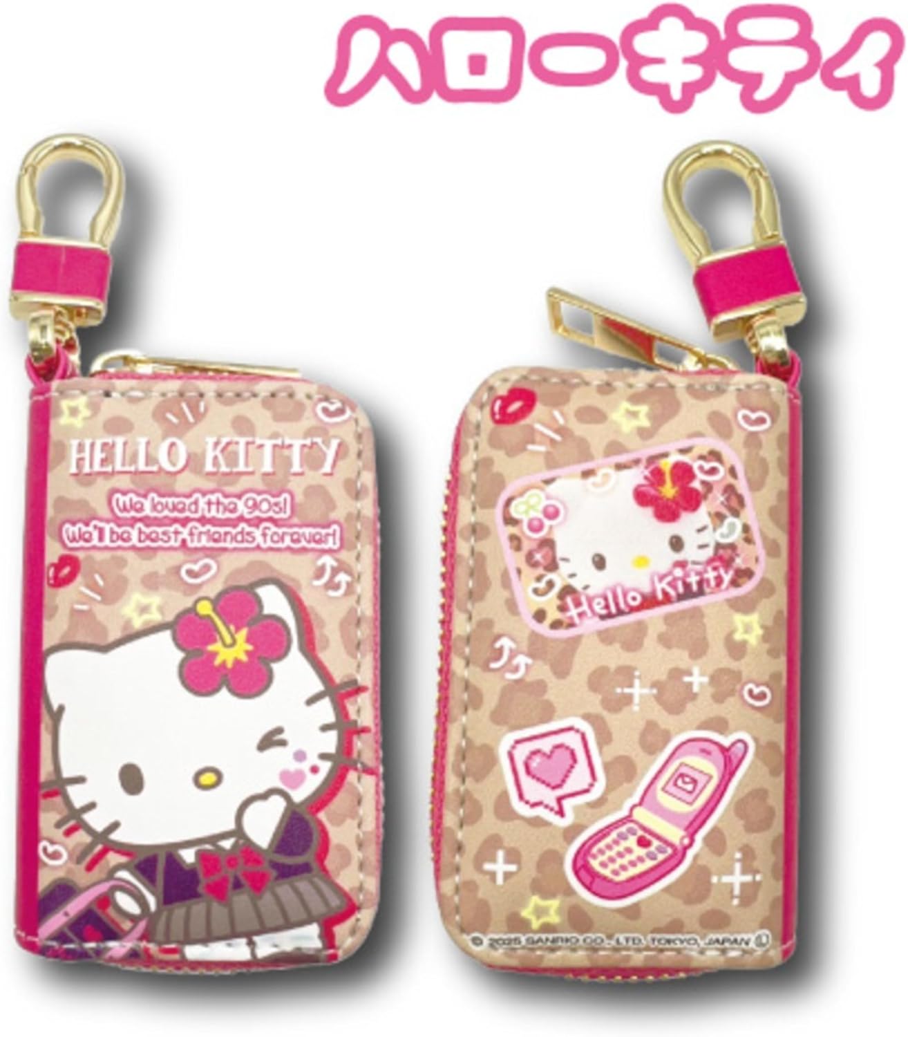 Hatayama Shoji Sanrio Gal Series Smart Key Case, Hello Kitty 34203020 Approx. H 3.5 x W 2.2 x 0.8 inches (9 x 5.5 x 2 cm)