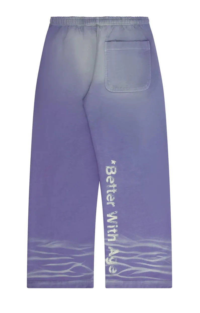 *BETTER WITH AGE 'IN CASE YOU FORGOT' VINTAGE PLUM SWEATPANTS