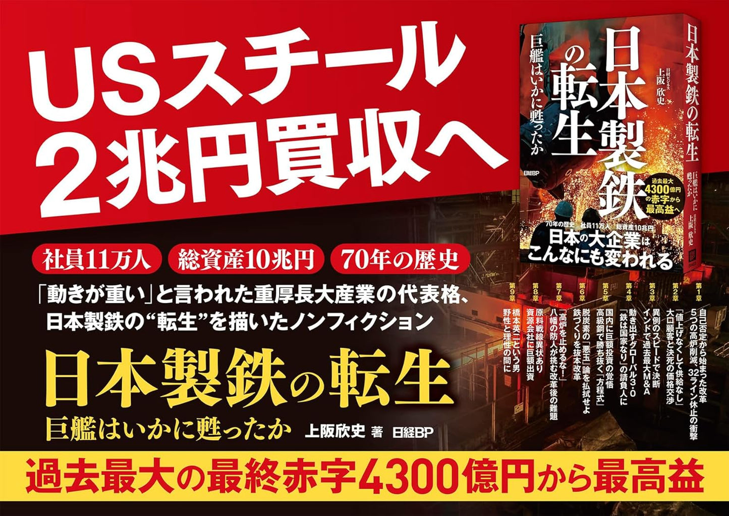 日本製鉄の転生　巨艦はいかに甦ったか