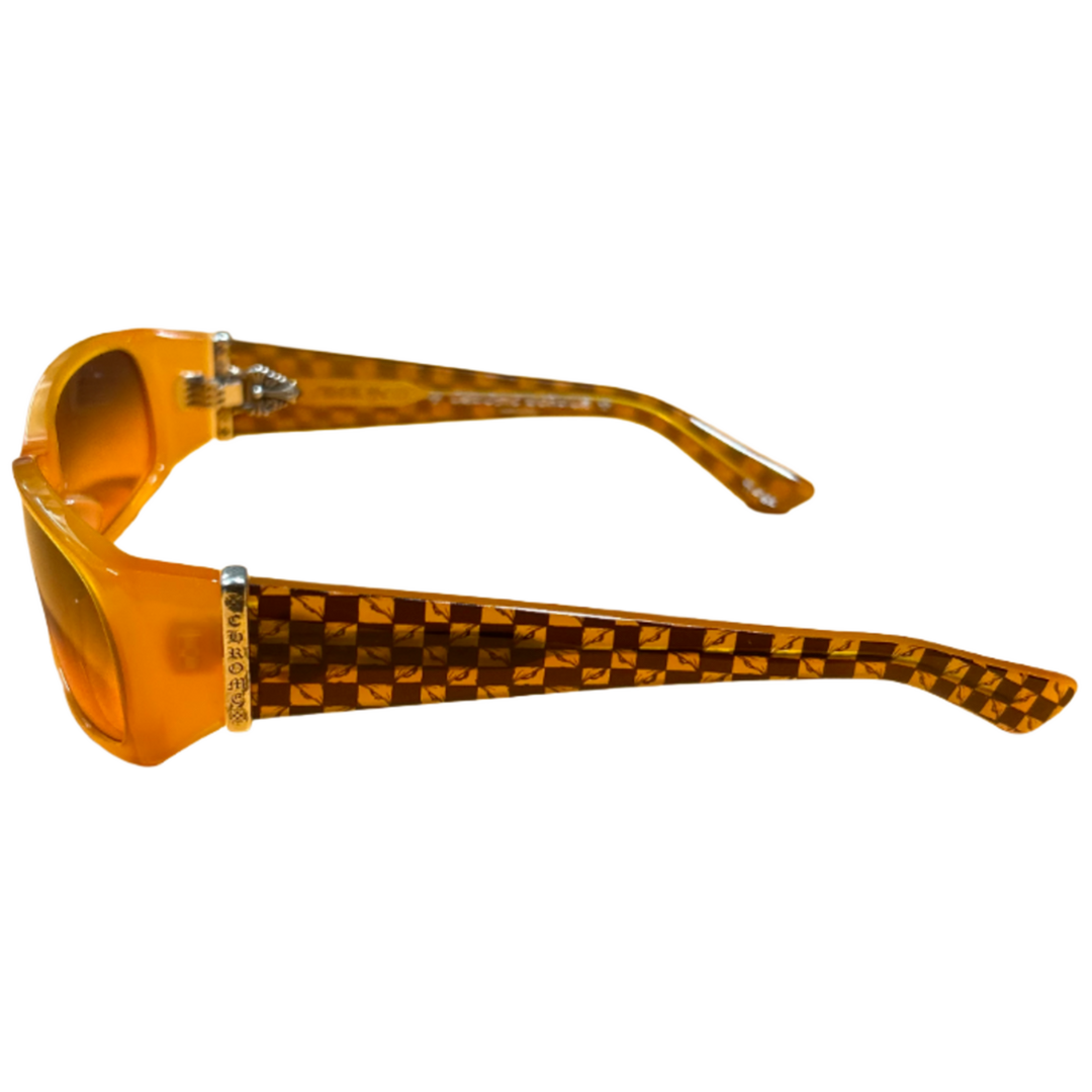 CHROME HEARTS 'ORANGE' ULEIN SUNGLASSES