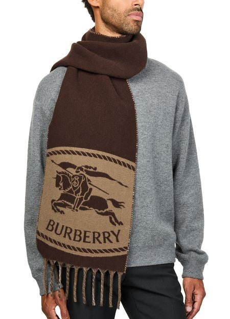 BURBERRY Cashmere scarf with EKD crest - Image 2