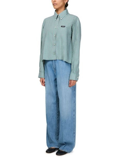 MIU MIU Checkered shirt - Image 2