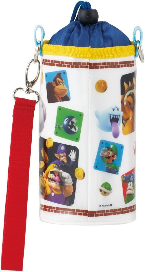 Skater PVPC6-A Enamel Plastic Bottle Case, 16.9 fl oz (500 ml), Super Mario 23