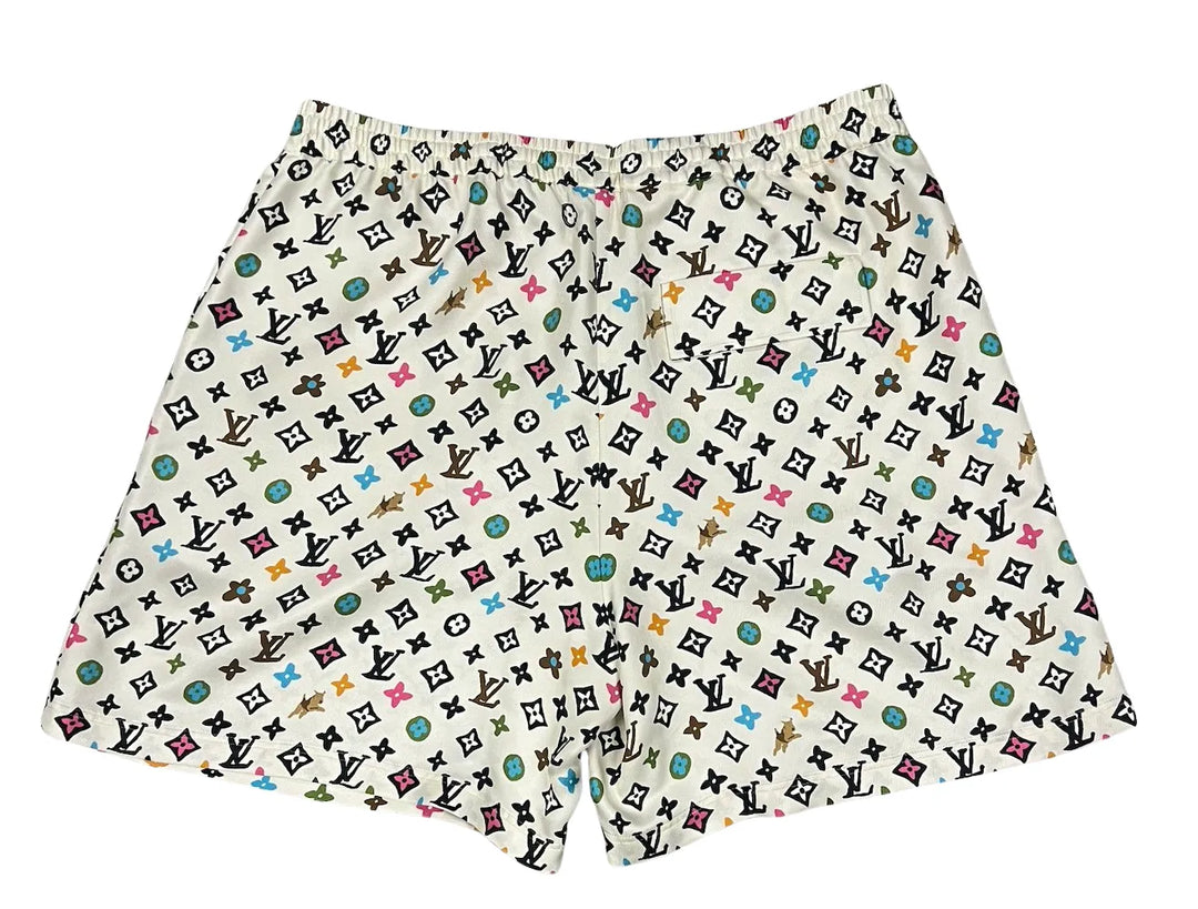 LOUIS VUITTON 'CRAGGY' SILK SHORTS