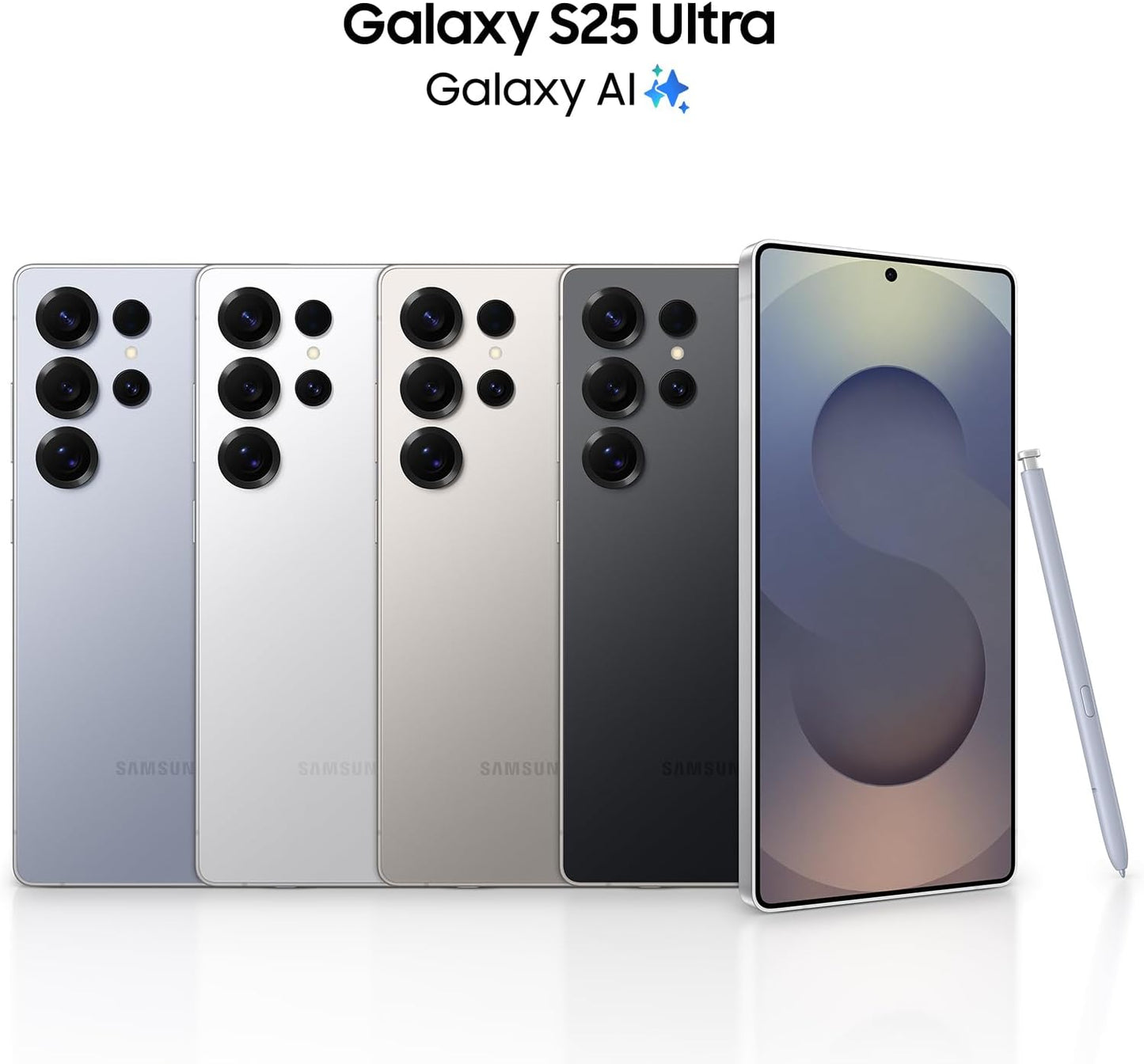 Samsung Galaxy S25 Ultra 512GB | Titanium Silver Blue | Galaxy AI Compatible | SIM-Free Smartphone Body | FeliCa Compatible | Samsung Genuine Domestic Genuine Product | 6.9 inches | IP68 Waterproof