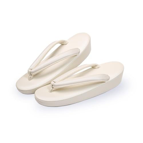 Amemari Women's Formal Zori Sandals, Made in Japan, No Pain, Super All-Purpose Zori Sandals, Thick Front, Cork, Lightweight, Sobi, Plain, Nishijin Textile, Thong, Dresses, Silk Eyes, High Quality,