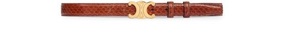 CELINE Medium Triomphe belt in python - Image 2