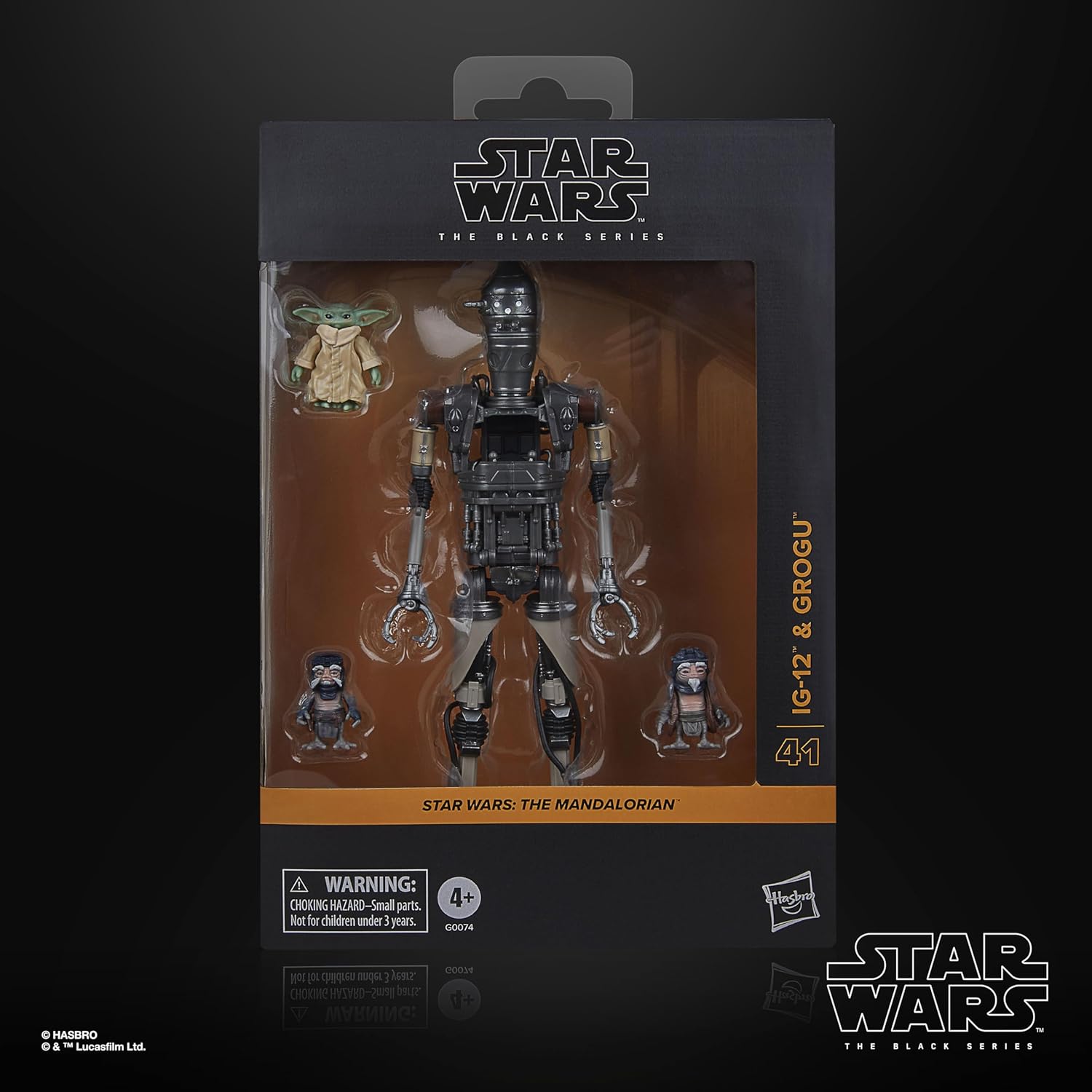 Hasbro Star Wars Star Wars Black Series IG-12 & Groogoo, Star Wars: Mandalorian Collectible 6" Action Figures 2 Pack G0074 Authentic