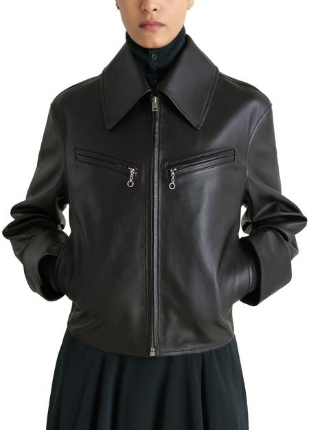 LEMAIRE Boxy leather blouson - Image 2