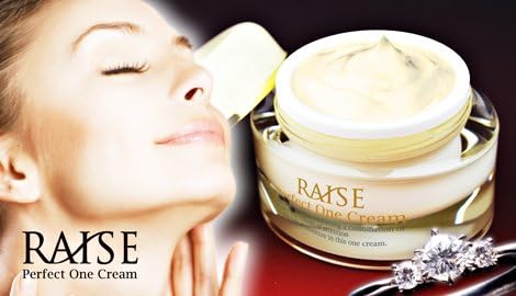 RAISE Perfect One Cream Active FGF Active Type EGF Horse Placenta Collagen All-in-One Cream 1.8 oz (50 g)
