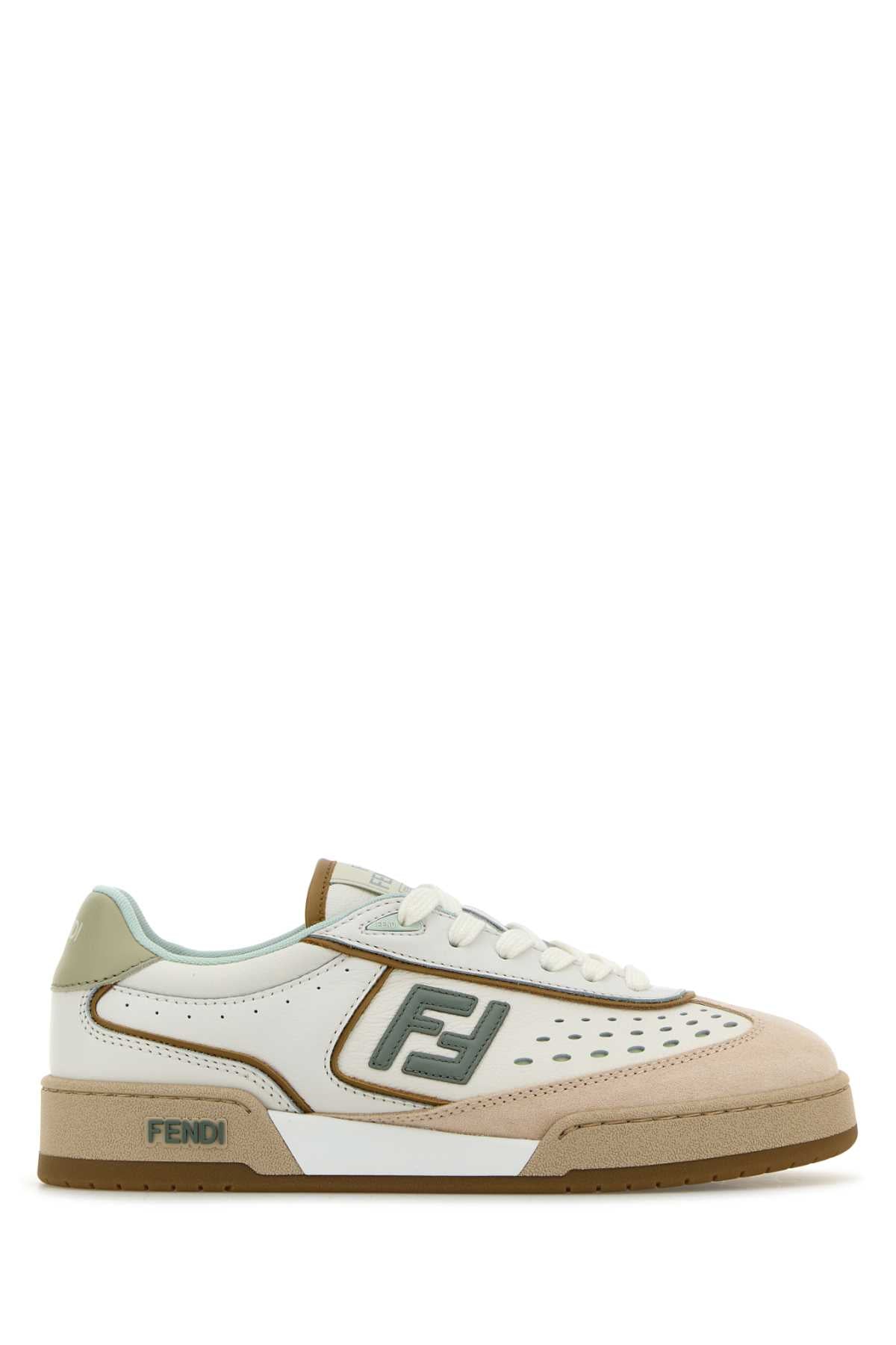Fendi フェンディマルチカラーレザーフェンディマッチスニーカー - Image 2