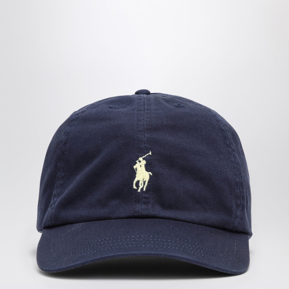 Polo ポロ ラルフローレン ネイビー ブルー コットン ベースボール キャップ - Image 2