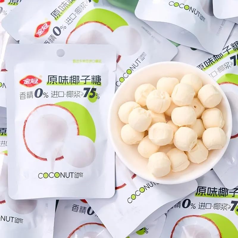Beef Palm Sugar, Matcha Flavor, Water Fruit Sugar, Instant Beef Sugar, Milk Coconut Candy, 0.6 oz (17 g) / Bag, Matcha Flavored Coconut Candy, Fruit Gummy, Retort Caramel, Mixed Candy Gift, Delicious