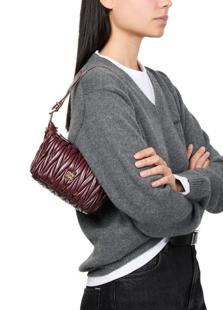 MIU MIU Quilted nappa leather pouch - Image 2