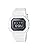 Casio GMD-S5600-7 Watch Boys Size Overseas Model, black/white/silver, Modern
