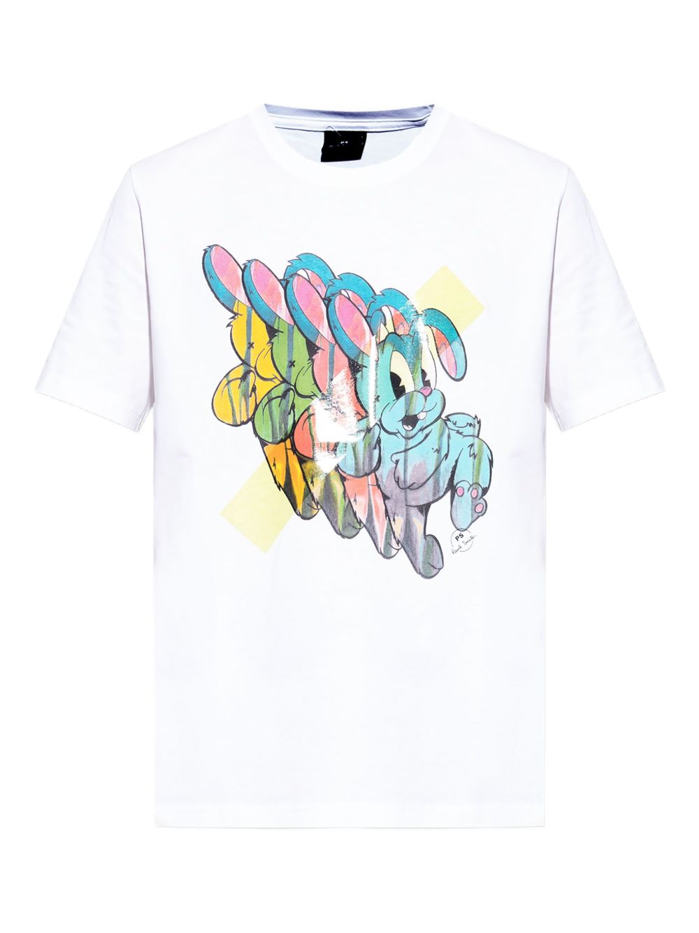Paul PS By Paul Smith Bunny繰り返しコットンTシャツ - Image 2
