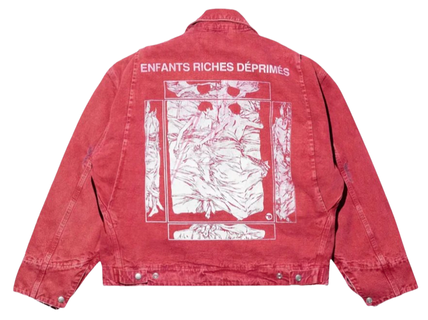 ENFANTS RICHES DÉPRIMÉS 'ITALIAN ROMANCE' RED WORK JACKET