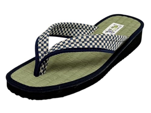 Daimei Shokai Men's Nose Strap Tatami Folding Japanese Pattern Japanese Style Sandals