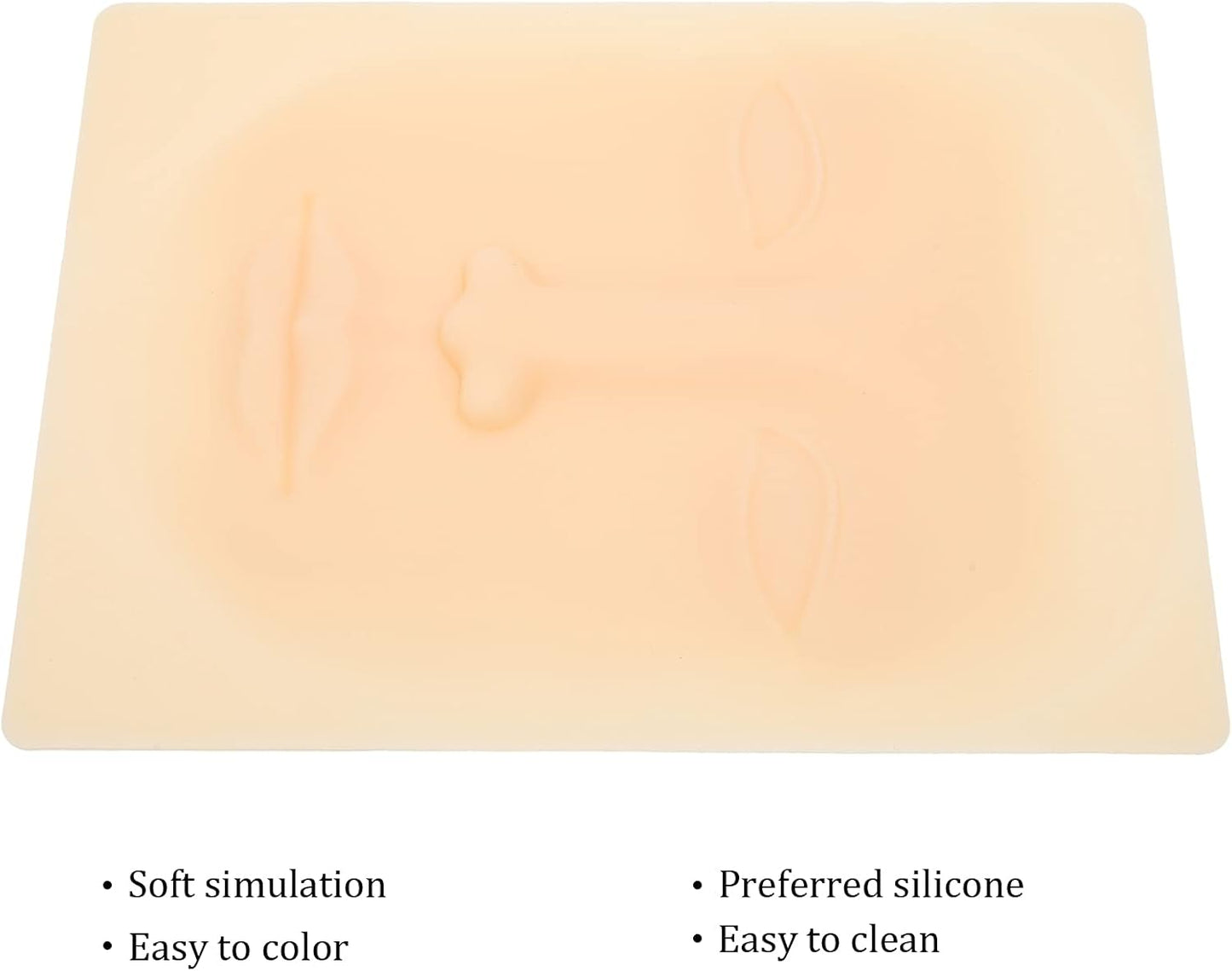 Permanent Makeup Practice Skin, Washable Reusable 4D Facial Tattoo Training Skin for Eyebrow Eyeliner Lip